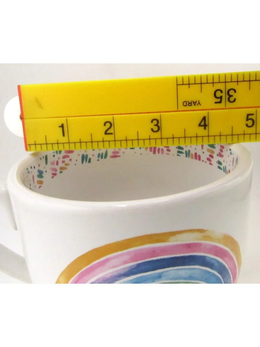 Primitives By Kathy Large Coffee Mug Cup Unicorn Rainbow It's Cool to be Kind